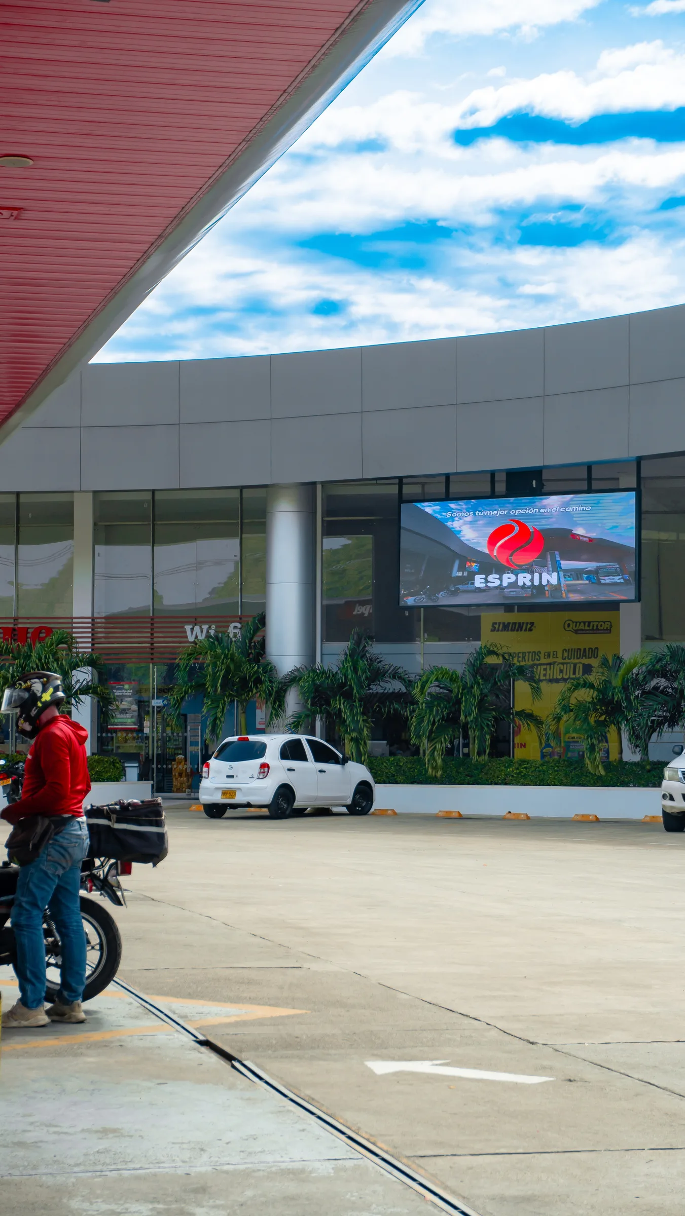 Pantalla publicitaria real incluida en el material ESPRIN