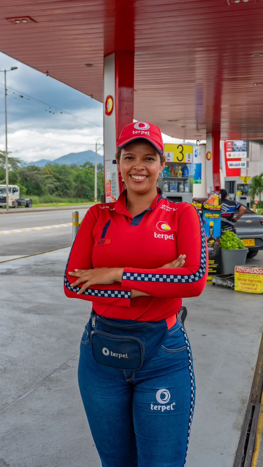 Colaboradora de ESPRIN en la estación